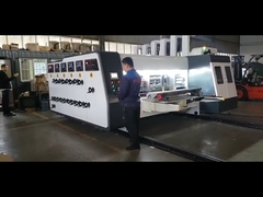 Flexo Cardboard Printing Slotting Die Cutting Machine With Automatic Zero Reset Device