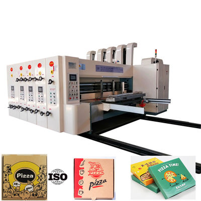 Tagliare automatico di stampa della scatola di Flexo della macchina dell'incartonamento della pizza di alta precisione