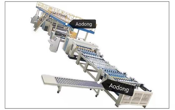 Linea di produzione del cartone ondulato macchina fabbricante 5 pieghe