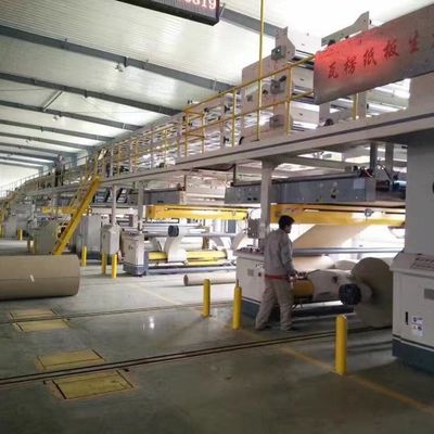 200m/Min Paperboard Production Line, pianta automatica di ondulazione di 5 pieghe